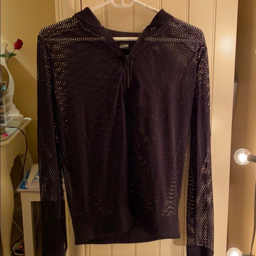 Victoria’s Secret Black Mesh Jacket